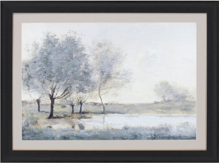 By The Pond Ii - Christy Mckee Canvas Wall Decor Prints - (550x550), Png Download