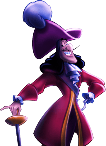 Descendants Captain Hook (362x497), Png Download