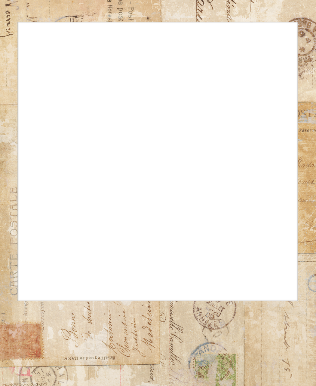Vintage Png Photo Frames Polaroids - Polaroid Frame Vintage Png (1051x1285), Png Download