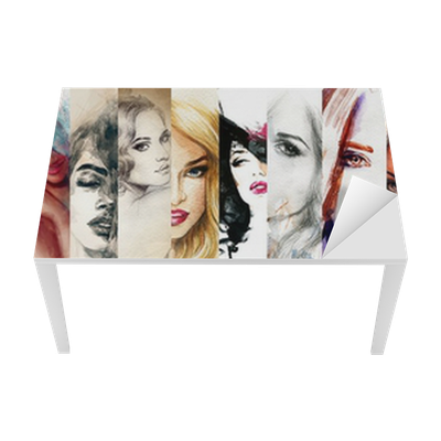 Beautiful Woman Face - Women Faces Illustrations (400x400), Png Download
