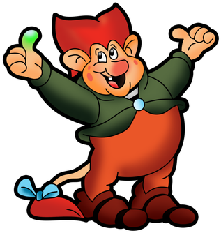 Central Park Clipart Cartoon - Troll In Central Park Finger (347x350), Png Download