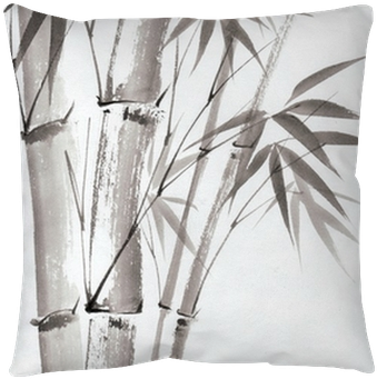 Watercolor Japanese Bamboo Vector (400x400), Png Download