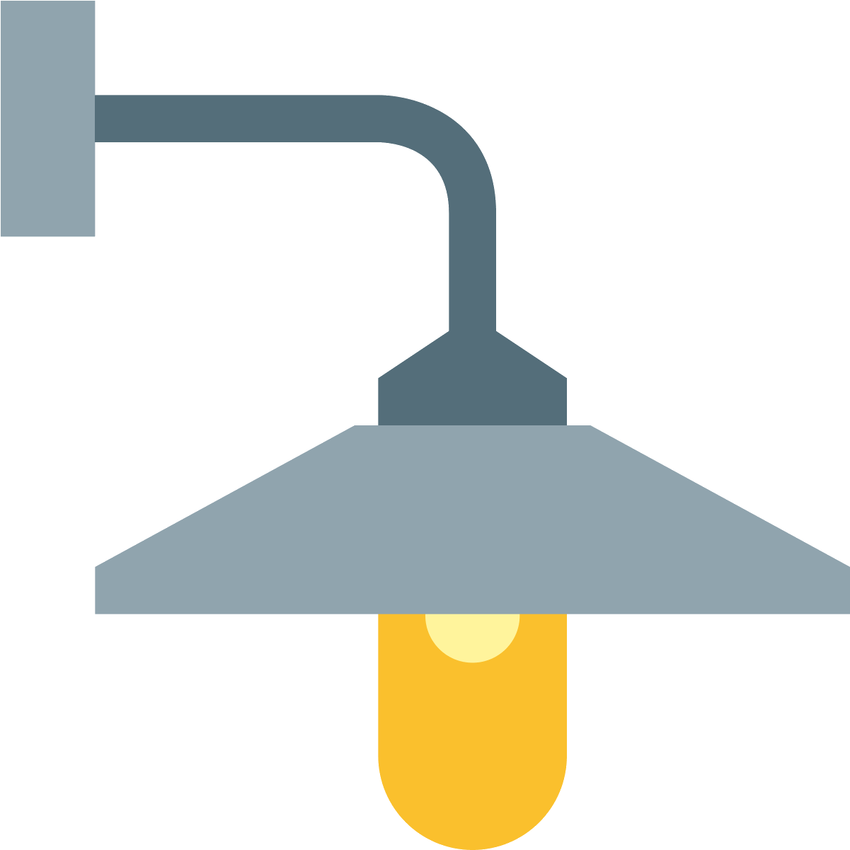 The Icon Is A Picture Of A Light - Illustration (1600x1600), Png Download