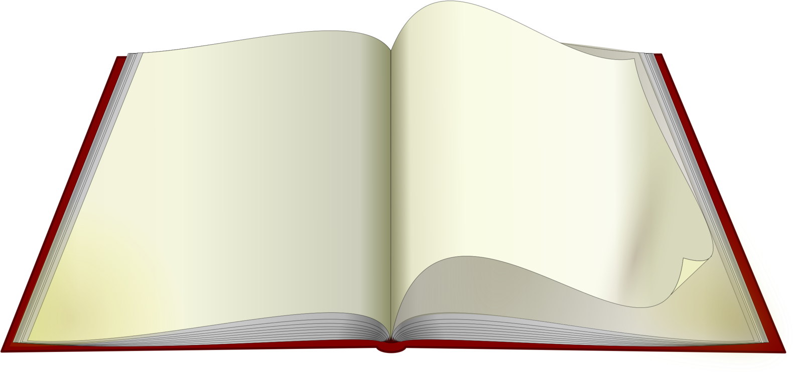 Clipart Open Book Png - Imagen De Un Libro Abierto Png (800x376), Png Download