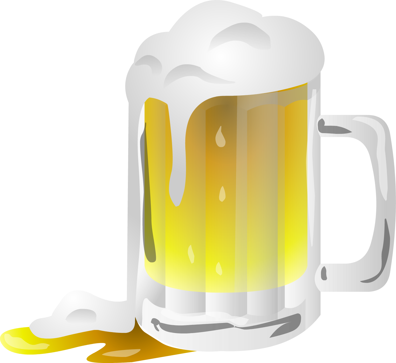 Beer Mugs, Beverages, Google Search - Transparent Background Beer Clipart (1641x1505), Png Download