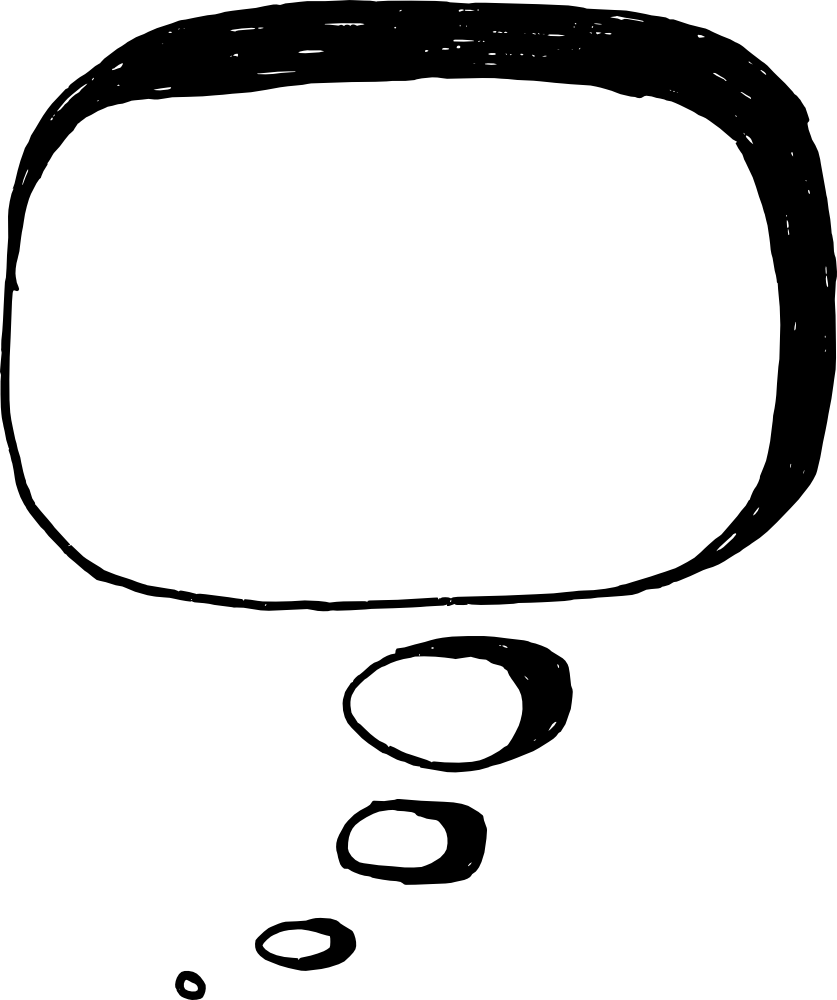 Free Download - Drawn Speech Bubble Png (837x1000), Png Download