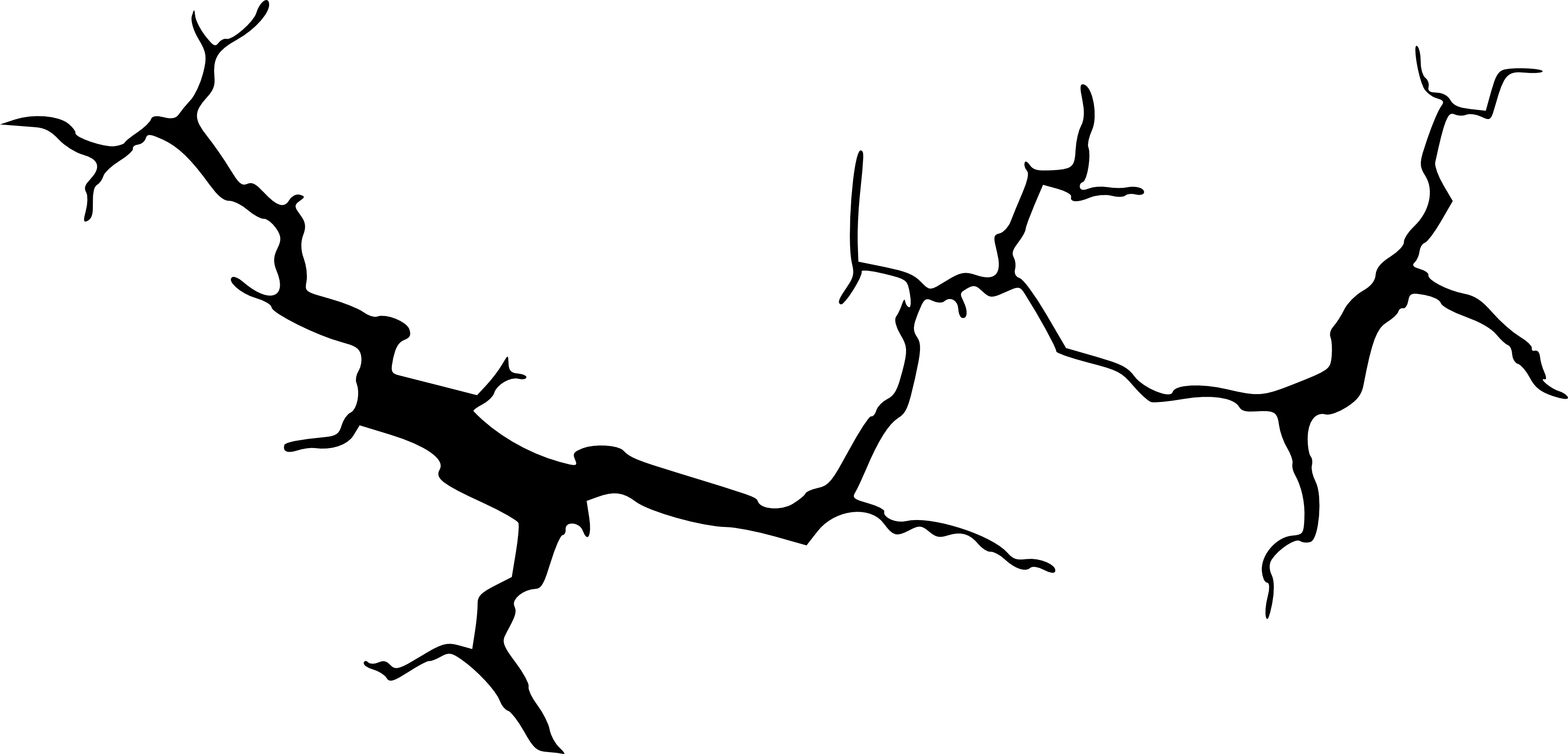 Png File Size - Cracks Transparent Background (1024x493), Png Download