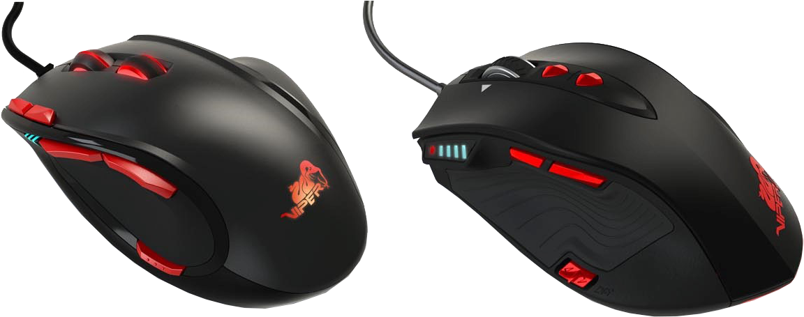 Patriot Viper Gaming Mice - Patriot Viper V560 - Laser Mouse - Black (1310x500), Png Download