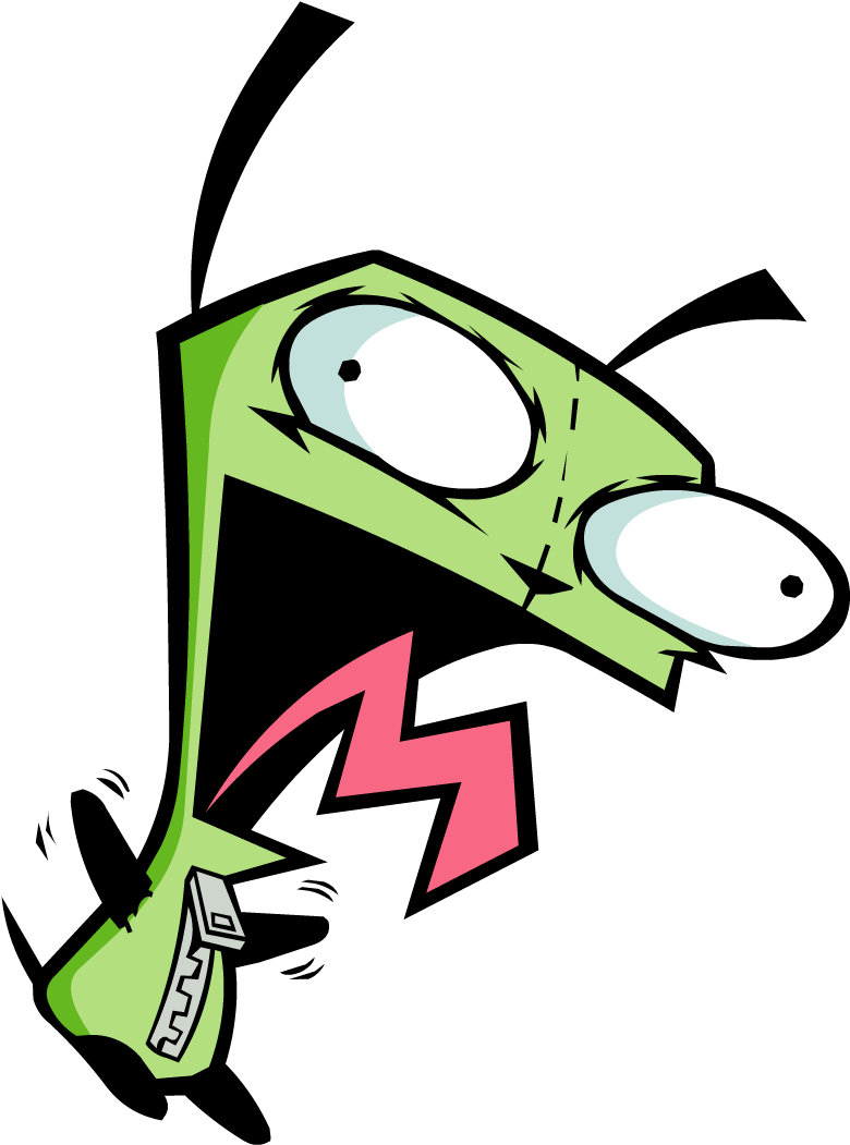 Gir Crazy - Invader Zim Gir (800x1071), Png Download