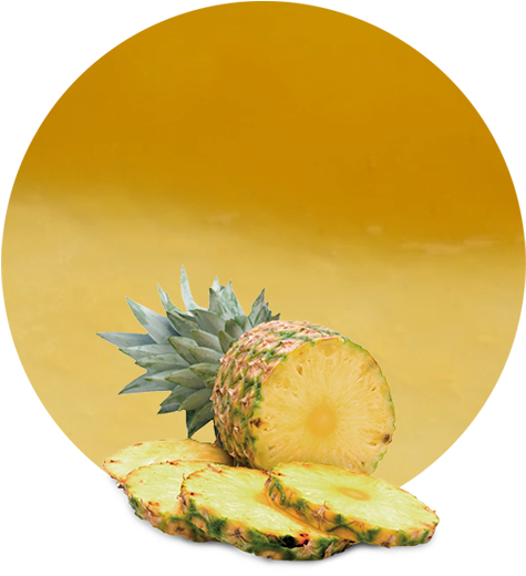 Pineapple Filling - Ananas Sativus (536x595), Png Download