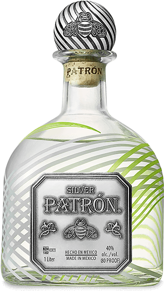 2018 Limited Edition Patrón Silver 1 Liter - Tequila (400x603), Png Download