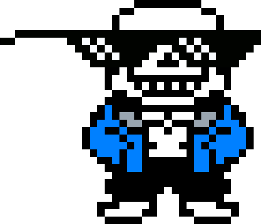 Graphic Stock Pixilart Sans By - Frisk And Flowey And Sans (1200x1200), Png Download