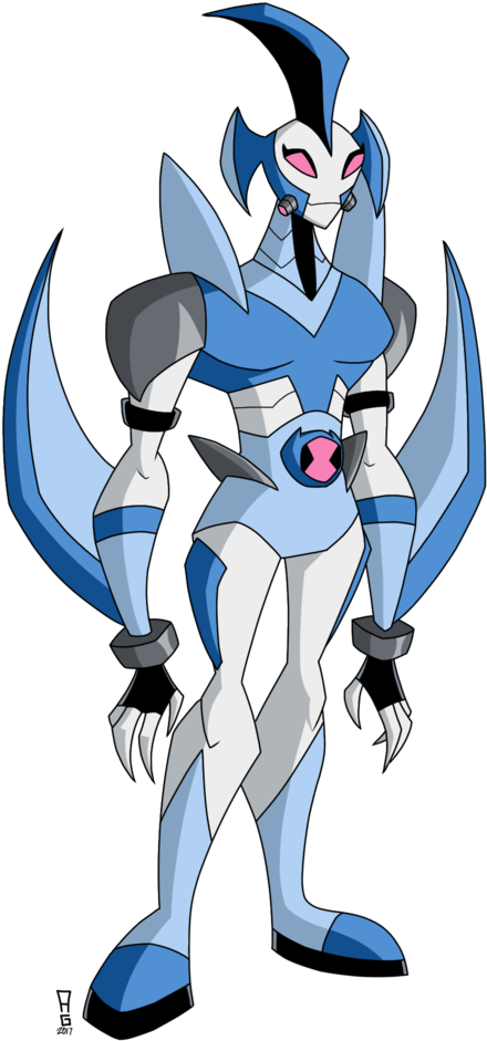 Not Super Crazy About The Outlines, But I Think It's - Ben 10 Female Way Big (846x945), Png Download