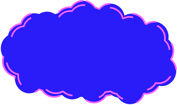 Blue Cloud Png, Svg Clip Art For Web - Portable Network Graphics (600x355), Png Download