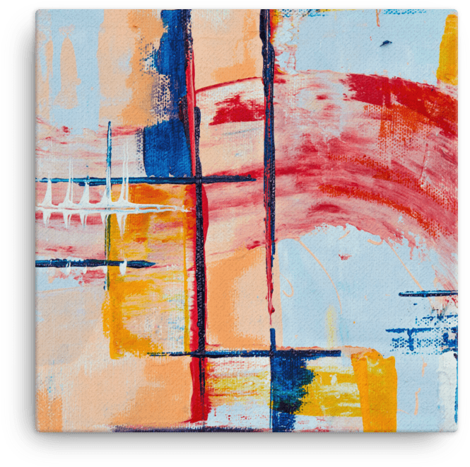 Acrylic Contrast Canvas Print - Stock Photography (1000x1000), Png Download