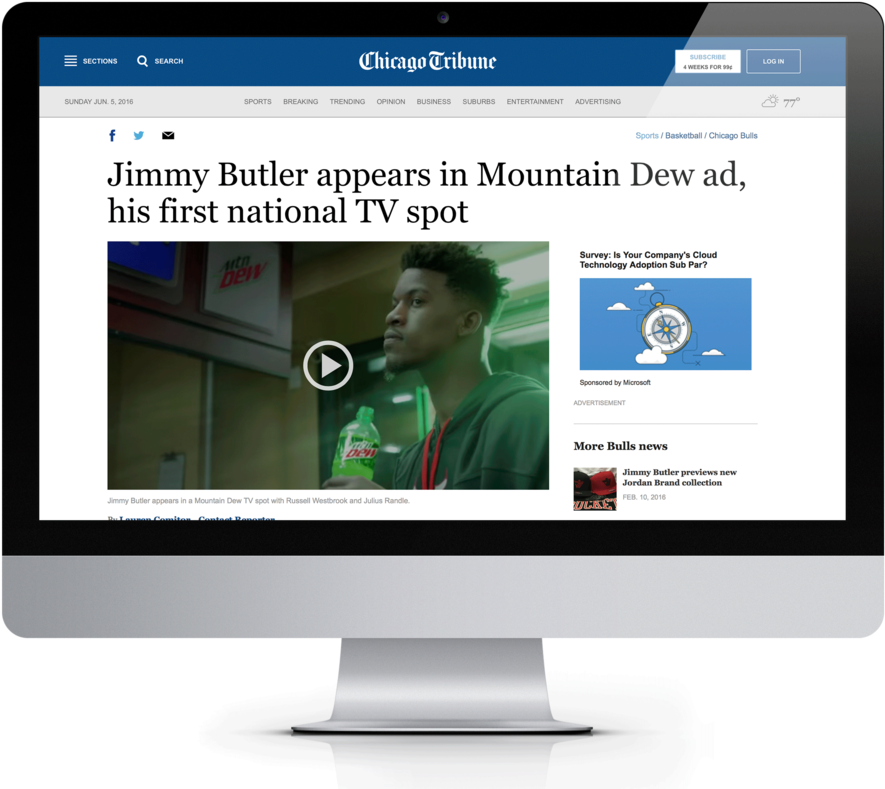 Chicagotribune Dew - Auto Service (1000x871), Png Download