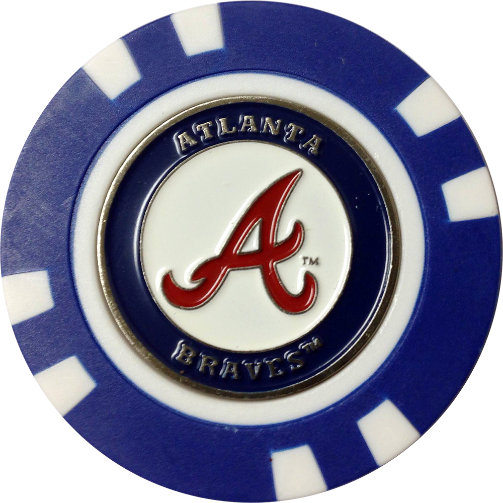 Ball Markers Mlb Atlanta Braves - Hd Atlanta Braves (1000x1000), Png Download