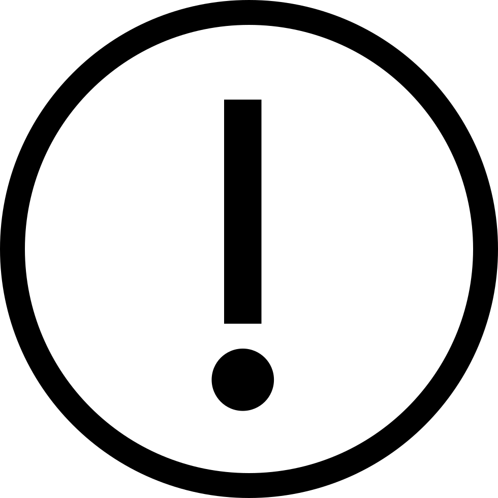 Exclamation Mark Comments - Five (980x980), Png Download