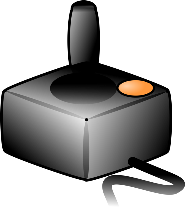 Atari Cx40 Joystick Atari Joystick Port Atari - Controle De Atari Desenho (622x750), Png Download