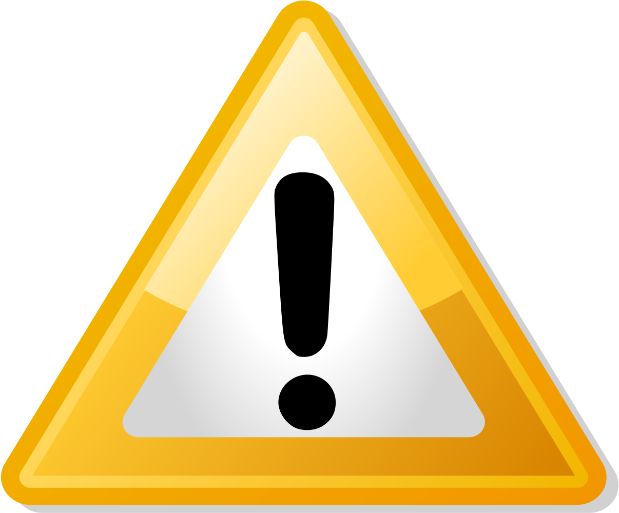 Exclamation - Important Orange (600x500), Png Download