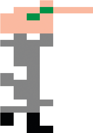 Halloween - Michael Myers Atari Game (408x500), Png Download