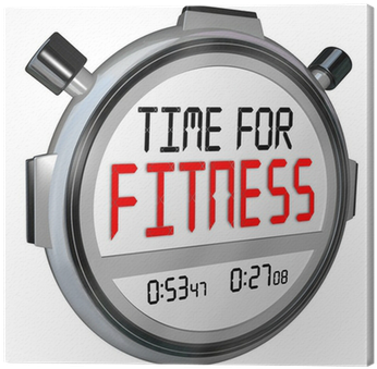 Time For Fitness Words Stopwatch Timer Training Exercise - Record Breakers (400x400), Png Download