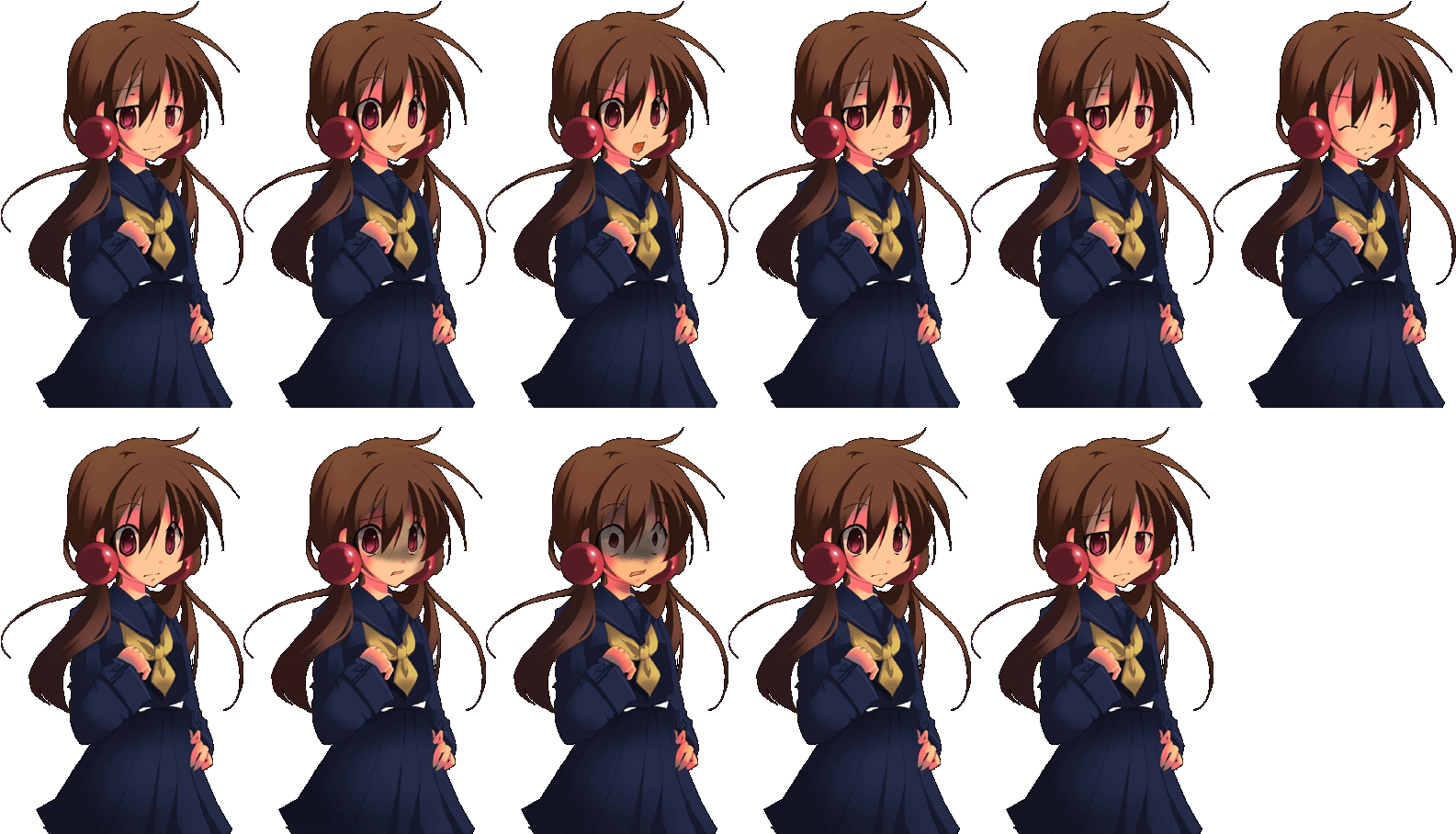 Akari Emotions - Cartoon (1643x944), Png Download