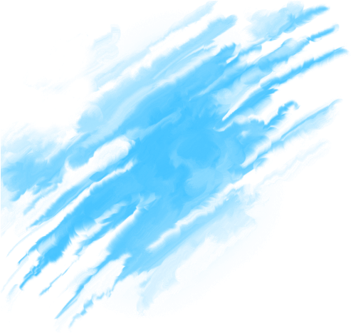 Brush Watercolor Painting Desktop - Blue Brush Effect Png (500x500), Png Download