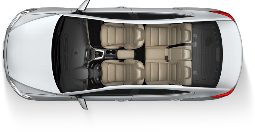 Interior Color 1 Interior Color 2 Interior Color - Auto Desde Arriba Png (861x446), Png Download