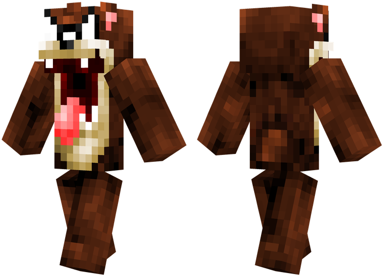Taz - Green And Black Minecraft Skins (804x576), Png Download