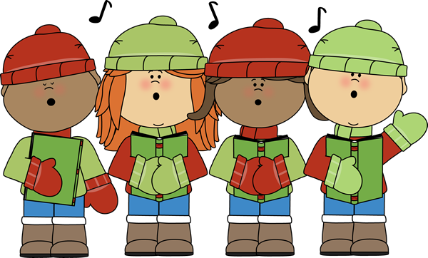 Cannonsburg Holiday Music Program - Caroling Clip Art (600x362), Png Download