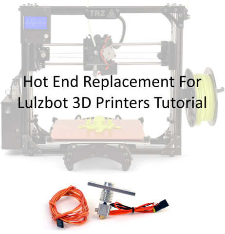 Hot End Replacement Lulzbot Taz 3d Printer - Lulzbot Taz 5 Desktop 3d Printer (462x480), Png Download