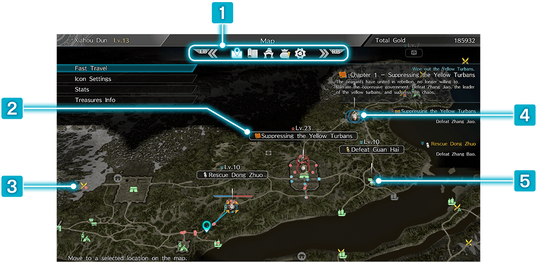 Viewing The Map - Dynasty Warriors 9 (1280x613), Png Download