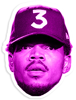 Clipart Royalty Free Stock Is This Rap S Real Golden - Chance The Rapper Head Png (400x400), Png Download