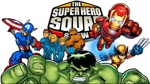 The Super Hero Squad Show Tv Show Image With Logo And - Super Hero Squad Show (the) - Stagione 01 #02 (500x281), Png Download