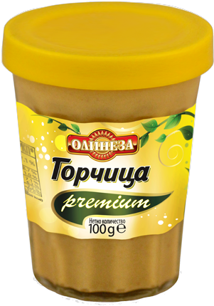 Gorchica Premium Conus Glass 100g - Олинеза Лого (500x653), Png Download