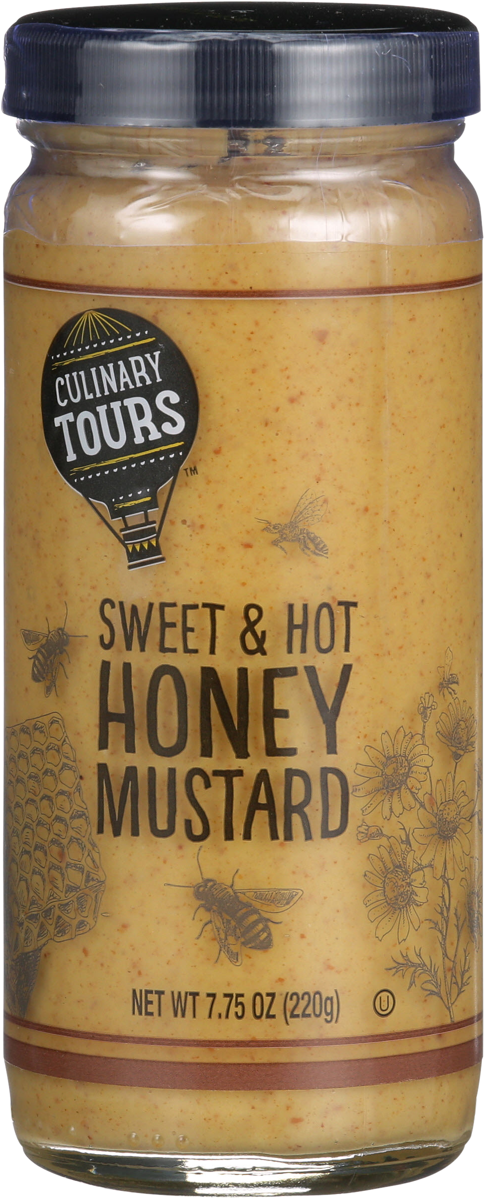 Culinary Tours Mustard, Honey, Sweet & Hot - 7.75 (2500x2500), Png Download