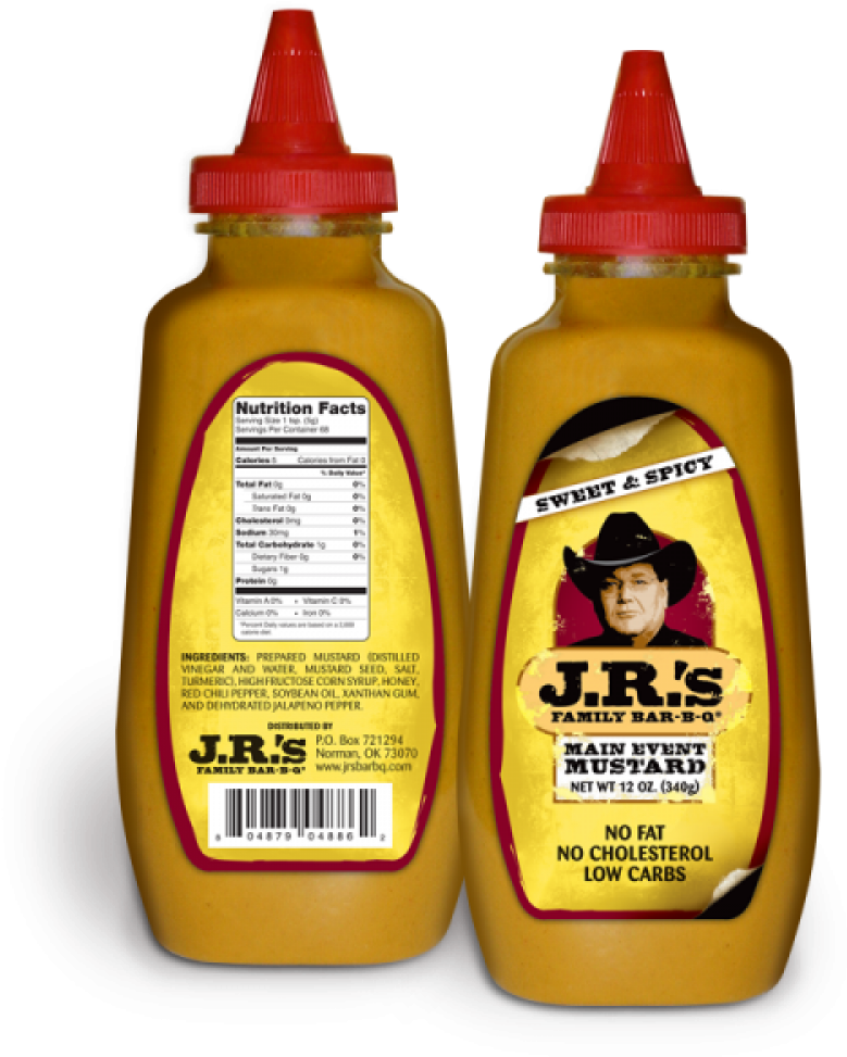 's Main Event Mustard® - Jrs Main Event Mustard 12 Oz (340g) (1000x1000), Png Download