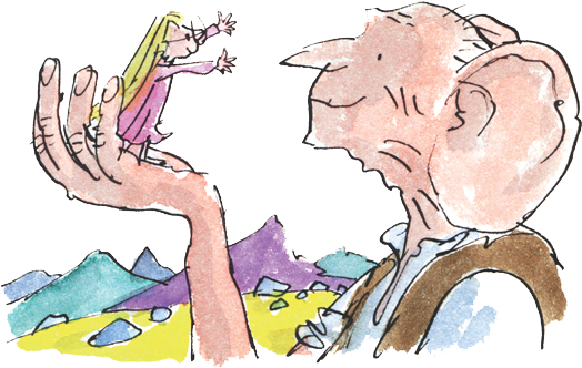 Quentin Blake Image - Roald Dahl Books (660x380), Png Download
