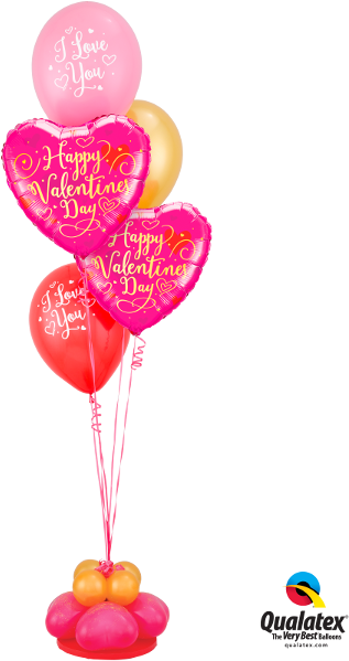 A Stylish Way To Say It With Balloons - 15cm Qualatex Quick Link Balloons Assorted Colours (450x600), Png Download