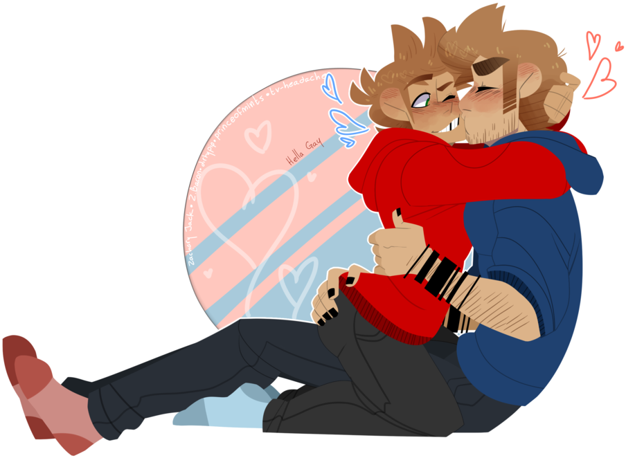 Tommo And Turd - Zachary Jack Eddsworld Tomtord (1024x702), Png Download