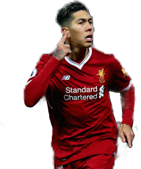Firmino Liverpool Championsleague Football Futbol Brasi - 17-18 Liverpool Goalkeeper Green Long Sleeve Jersey (478x574), Png Download
