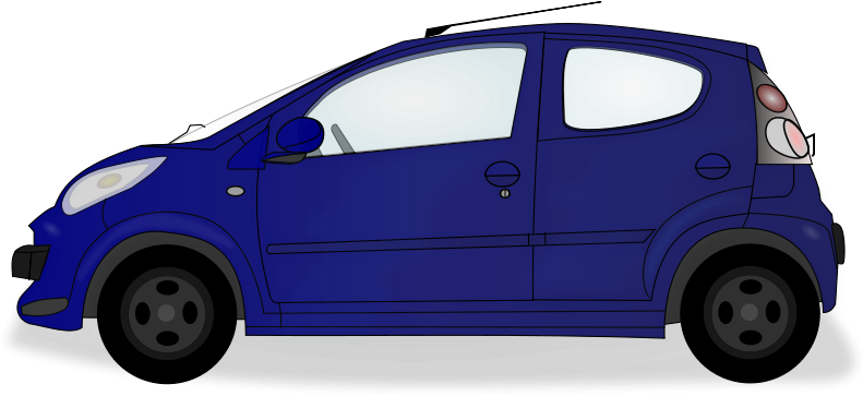 How To Set Use Little Blue Car Clipart (900x385), Png Download