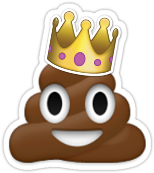 Poop Emoji Png - Emoji Sticker Poop (375x360), Png Download
