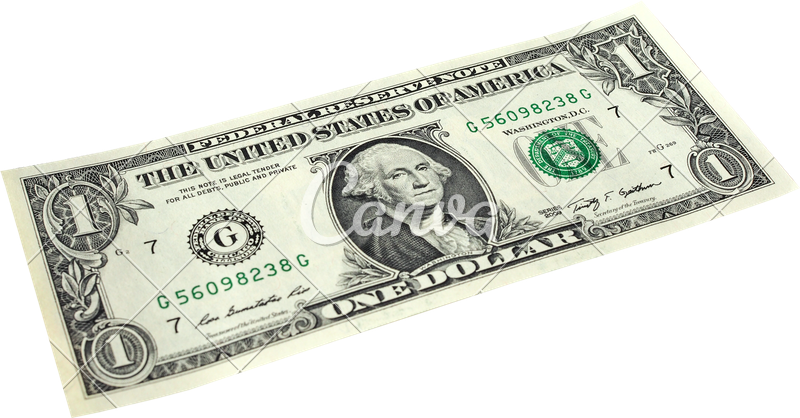 Dollar Bills Png - Dollar Bill No Background (800x418), Png Download