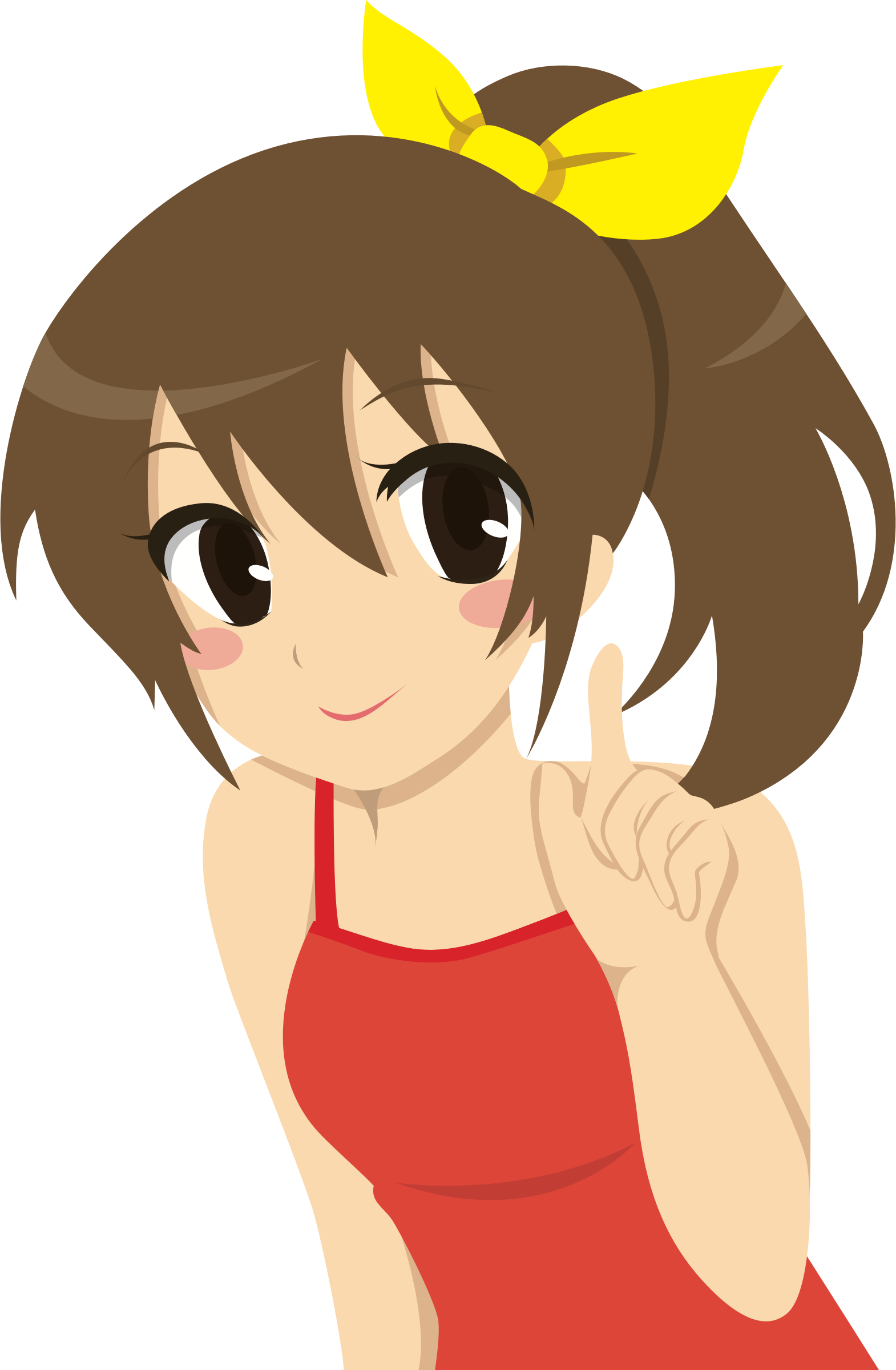 Image Anime Girl Clipart - Teen Girl Anime Clipart (1570x2400), Png Download