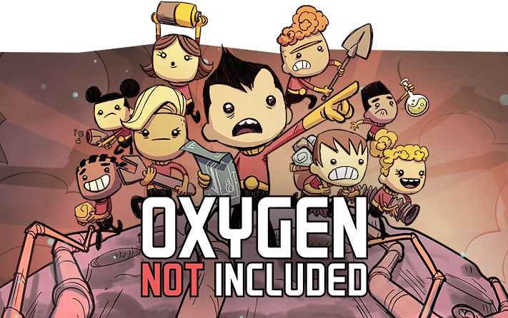 Oxygen Not Included Promo Image - Oxygen Not Included (711x446), Png Download