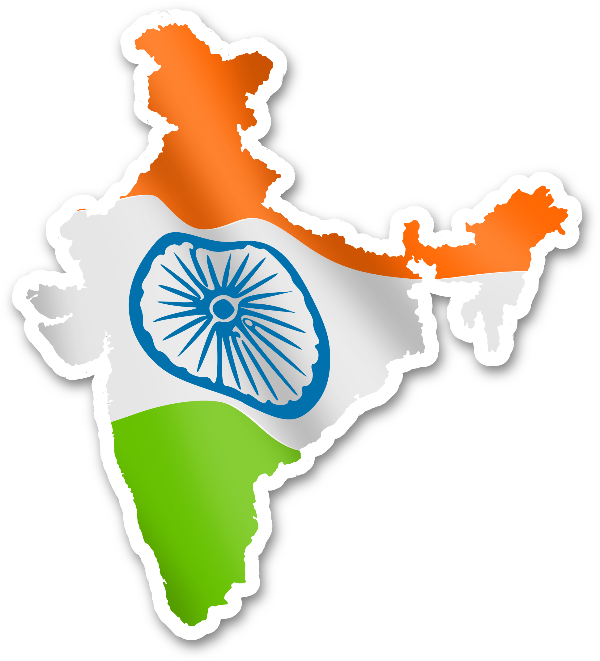 Graphic Library Clipart Big Image - Contemporary India And Education (2204x2400), Png Download