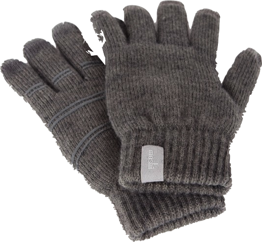 Gloves Png File - Moshi Digits - Touch Screen Gloves For Smartphones (535x495), Png Download