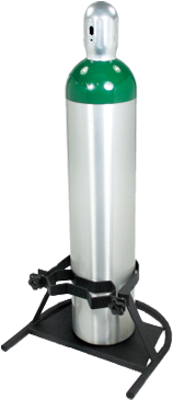 Oxygen Cylinder/tank Racks And Carts, Single “h” Cylinder - Oxygen Tank Png (400x400), Png Download